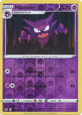 Haunter – 084/202 – Uncommon Reverse Holo