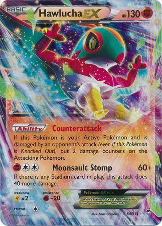 Hawlucha EX – 64/111 – Ultra Rare