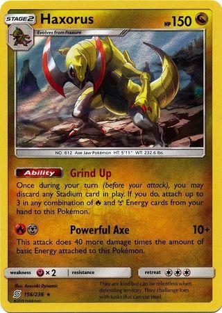 Haxorus – 156/236 – Holo Rare