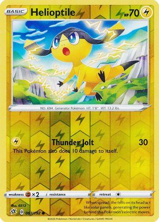 Helioptile - 63/192 - Common Reverse Holo