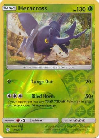 Heracross – 9/236 – Uncommon Reverse Holo