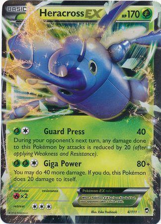 Heracross EX – 4/111 – Ultra Rare