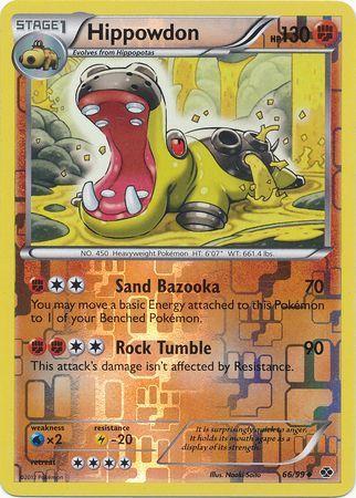 Hippowdon – 66/99 – Uncommon Reverse Holo