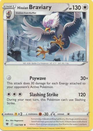 Hisuian Braviary  – 132/189 – Rare