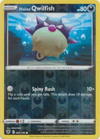 [ESP] Hisuian Qwilfish - 089/189 - Common Reverse Holo
