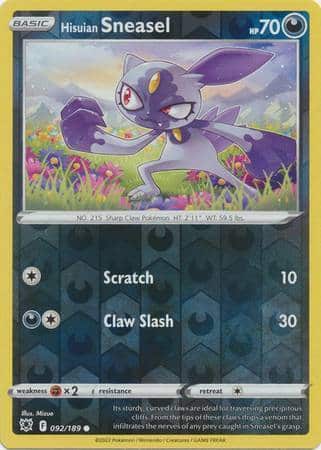 [ESP] Hisuian Sneasel – 092/189 – Common Reverse Holo