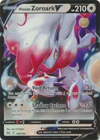 Hisuian Zoroark V – 146/196 – Ultra Rare