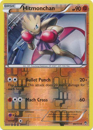 Hitmonchan – 48/111 – Uncommon Reverse Holo