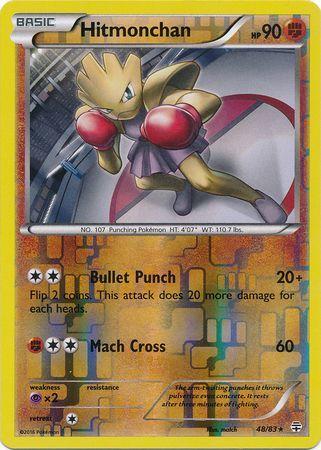 Hitmonchan – 48/83 – Rare Reverse Holo