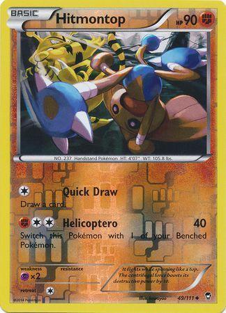 Hitmontop – 49/111 – Uncommon Reverse Holo