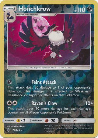 Honchkrow – 79/145 – Rare Reverse Holo