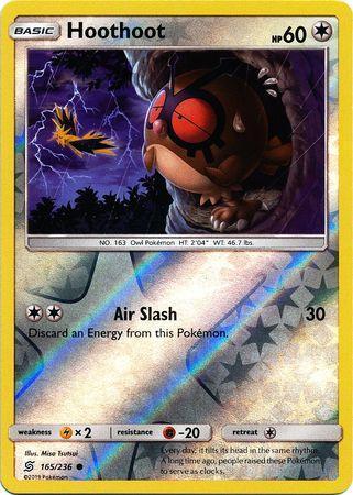 Hoothoot – 165/236 – Common Reverse Holo