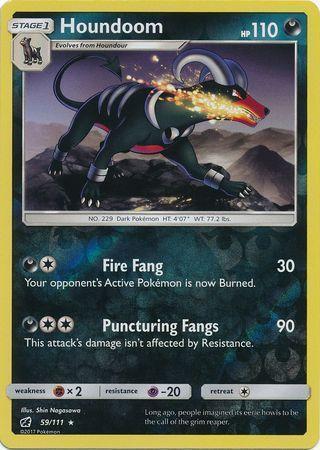 Houndoom – 59/111 – Rare Reverse Holo