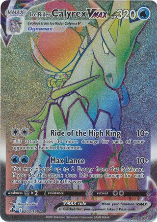 Ice Rider Calyrex VMAX – 202/198 – Hyper Rare