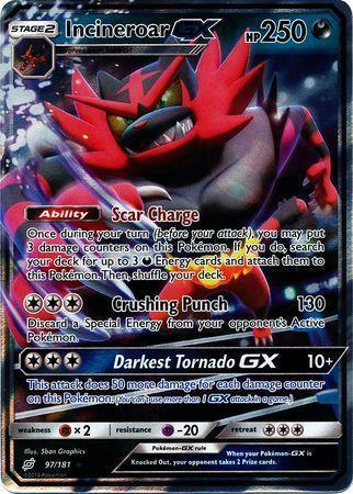 Incineroar GX – 97/181 – Ultra Rare