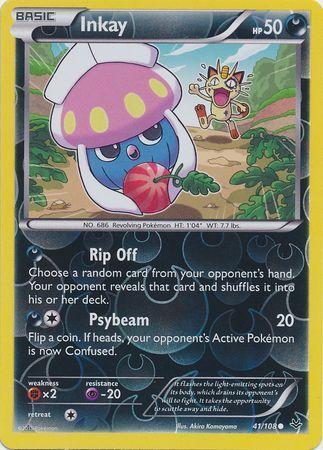 Inkay – 41/108 – Common Reverse Holo