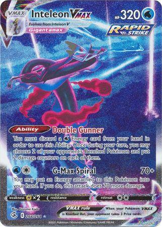 Inteleon VMAX – 266/264 – Alternate Art Secret Rare