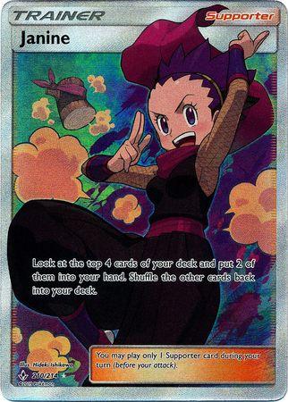 Janine – 210/214 – Full Art Ultra Rare