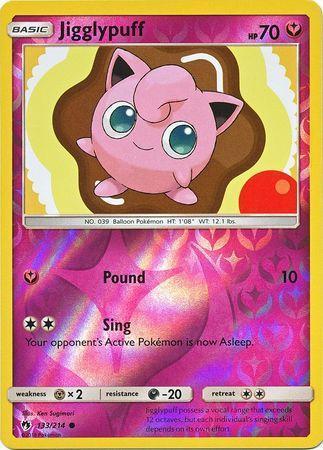 Jigglypuff – 133/214 – Common Reverse Holo