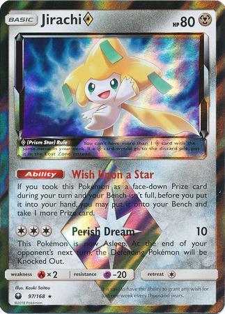 Jirachi Prism Star – 97/168 – Holo Rare