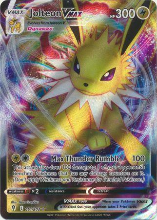 Jolteon VMAX – 51/203 – Ultra Rare