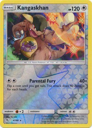 Kangaskhan – 47/68 – Rare Reverse Holo
