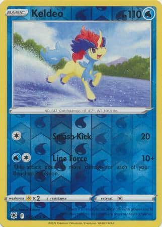 Keldeo - 045/189 - Holo Rare Reverse Holo