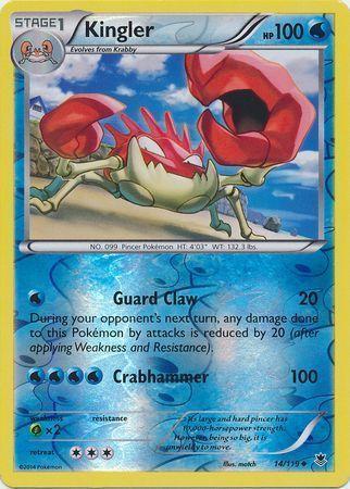 Kingler – 14/119 – Uncommon Reverse Holo