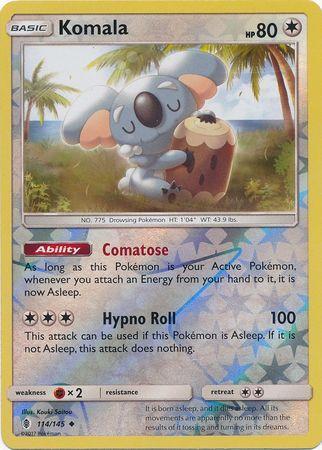 Komala – 114/145 – Uncommon Reverse Holo