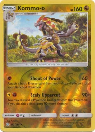 Kommo-o – 163/236 – Holo Rare Reverse Holo