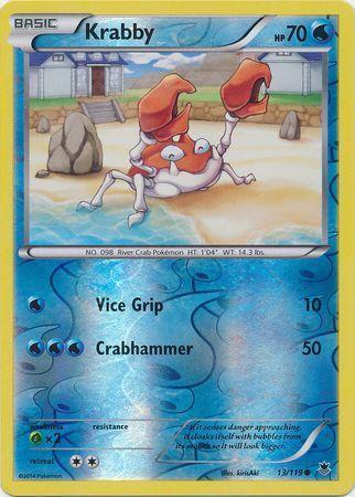 Krabby – 13/119 – Common Reverse Holo
