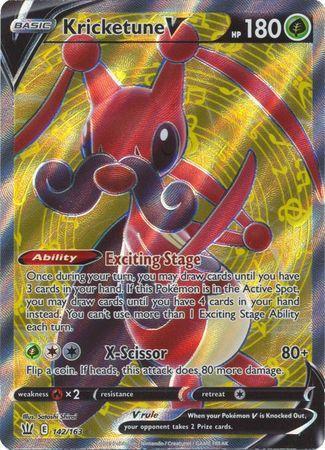 Kricketune V – 142/163 – Full Art Ultra Rare