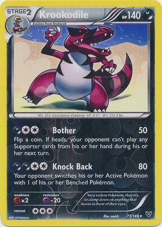 Krookodile – 71/146 – Rare Reverse Holo