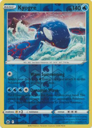 Kyogre – 036/159 – Holo Rare Reverse Holo