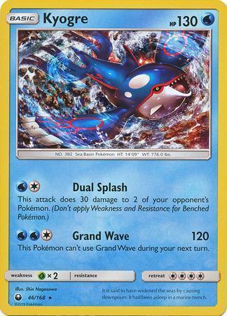 Kyogre – 46/168 – Holo Rare