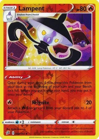 Lampent – 32/192 – Uncommon Reverse Holo