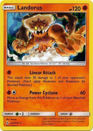 Landorus – 103/214 – Holo Rare