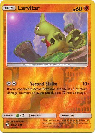 Larvitar – 115/214 – Common Reverse Holo