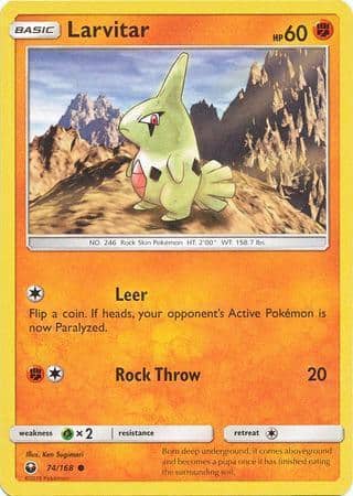 Larvitar - 74/168 - Common