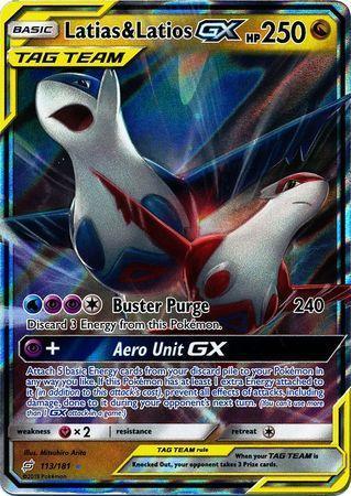 Latias – Latios GX – 113/181 – Ultra Rare