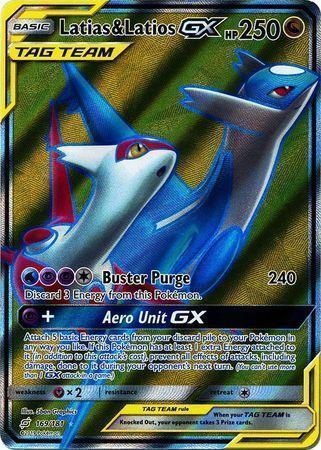 Latias – Latios GX – 169/181 – Full Art Ultra Rare