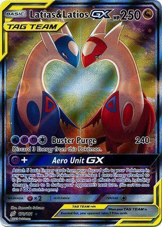 Latias – Latios GX – 170/181 – Alternate Art Ultra Rare