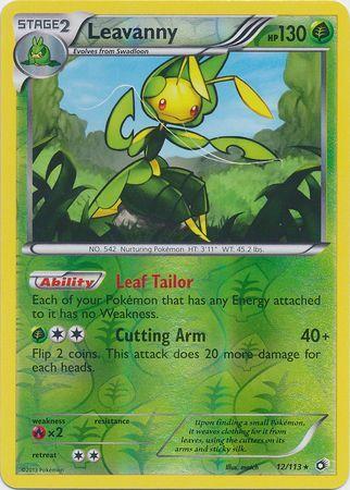 Leavanny – 12/113 – Holo Rare Reverse Holo
