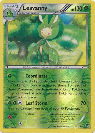 Leavanny – 7/119 – Rare Reverse Holo