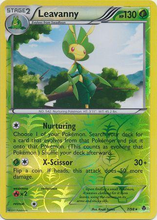 Leavanny – 7/98 – Rare Reverse Holo