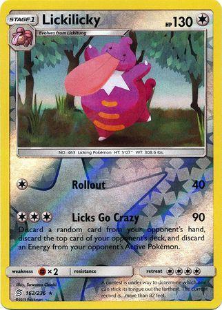 Lickilicky – 162/236 – Rare Reverse Holo
