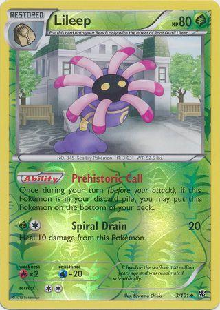 Lileep – 3/101 – Uncommon Reverse Holo