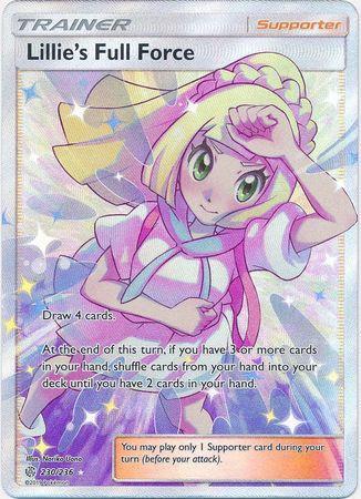 Lillie’s Full Force – 230/236 – Full Art Ultra Rare