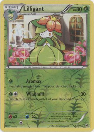 Lilligant – 5/101 – Rare Reverse Holo