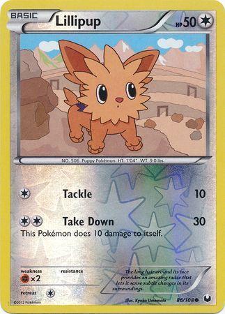 Lillipup – 86/108 – Common Reverse Holo